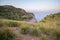 Mountain path in Serra de Tramuntana mountain range on Mallorca, Balearic Islands, Spain