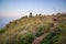 Mountain path in Serra de Tramuntana mountain range on Mallorca, Balearic Islands, Spain