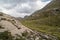 Mountain path in Serra de Tramuntana mountain range on Mallorca, Balearic Islands, Spain