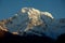 Mountain peak Annapurna South At Sunrise In Himalayas Nepal