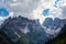 Mountain Peak of Monte Cristallo - Sesto Dolomites Italian Alps