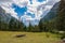 Mountain Peak of Monte Cristallo in Val di Landro - Dolomites Italian Alps