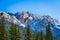 Mountain peak from Pisana glade, Koscieliska valley winter, Tatra mountains, Poland