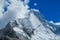 Mountain peaks of Andes in Huascaran