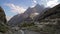 Mountain peaks in French Alps, Ecrins