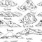 Mountain peaks pattern