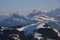 Mountain peaks in Schwyz Canton seen from Rigi Kulm