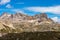 Mountain Peaks of Sesto Dolomites in front of Tre Cime di Lavaredo - Italy Alps