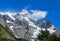 Mountain peaks in Torres del Paine Chile Patagonia