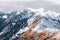 Mountain peaks in winter scenery, Tatra Mountains, Poland