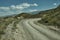 Mountain plateau, road to Kazarman, Kyrgyzstan