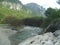 Mountain Prokletije Montenegro river that sinks into a cave