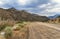 Mountain Range and Dramatic sky, California