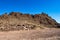 Mountain range at La Sorrueda dam and La Fortaleza de Ansite in Gran Canaria, Canary Islands, Spain