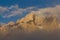 Mountain range of  Mount Costazza in beautiful sunset, Dolomite, Italy