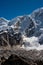 Mountain range near Gorak shep in Himalayas