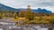 Mountain range near Hemsedal in Buskerud municipality in Norway