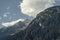 Mountain range in the Stubai Valley in Tyrol, Austria