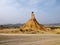 Mountain with rare forms in the Bardenas Navarra 2.