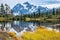 Mountain Reflected in Lake