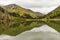 mountain reflection in lake