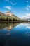 Mountain reflection in Waterfowl Lake