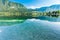 Mountain reflections in Bohinj lake