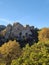 Mountain Ridge Rock Stone  Crop Formations  Blooming  Shrubs  Foliage Plants Nature Blue Sky  Natural Photography