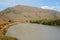 Mountain and river landscape