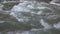 Mountain river rapids 4K close up video