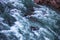 Mountain River, Rushing Water Flowing Texture, clear mountain stream, torrent in the river gorge