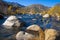 Mountain River in the Sierra Nevada Mountains, California, USA/