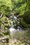 mountain river, sources - waterfall, panorama of the area, nature walks.