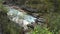 Mountain river stream in Northern Sweden