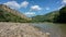 Mountain and river view East Rodopi Arda river