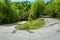 Mountain road in Abkhazia.