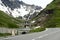Mountain road. Austrian Alps