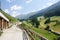 Mountain road. Austrian Alps