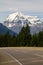 Mountain road below Mount Robson, British Columbia, Canada