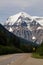 Mountain road below Mount Robson, British Columbia, Canada