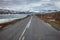 Mountain road connecting Egilsstadir with Seydisfjordur in Eastern Iceland Scandinavia