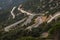 Mountain road on the island of Sardinia