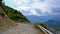 Mountain road from Korce to Gjirocaster, Albania.