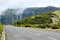 Mountain road on Madeira.