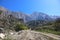 Mountain road in North Ossetia-Alania, Russia