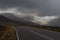 mountain road overlooking Elbrus to the Jila-Su valley