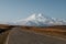 mountain road overlooking Elbrus to the Jila-Su valley