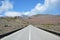 Mountain road on the slope of the volcano Etna