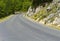 Mountain road in southeastern France