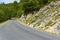 Mountain road in southeastern France